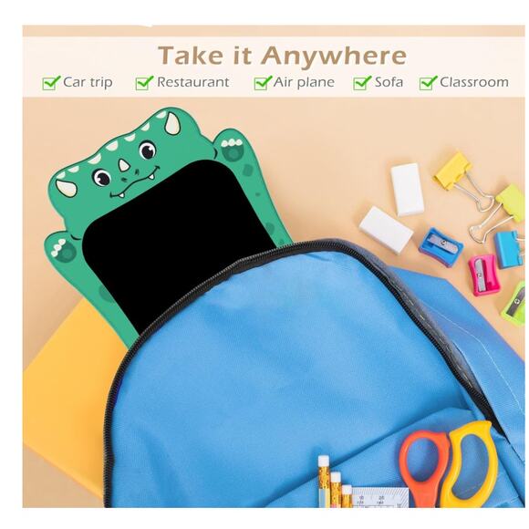 LCD Drawing Writing Tablet - Dinosaur 9.3x6.9" - Picture 8 of 8